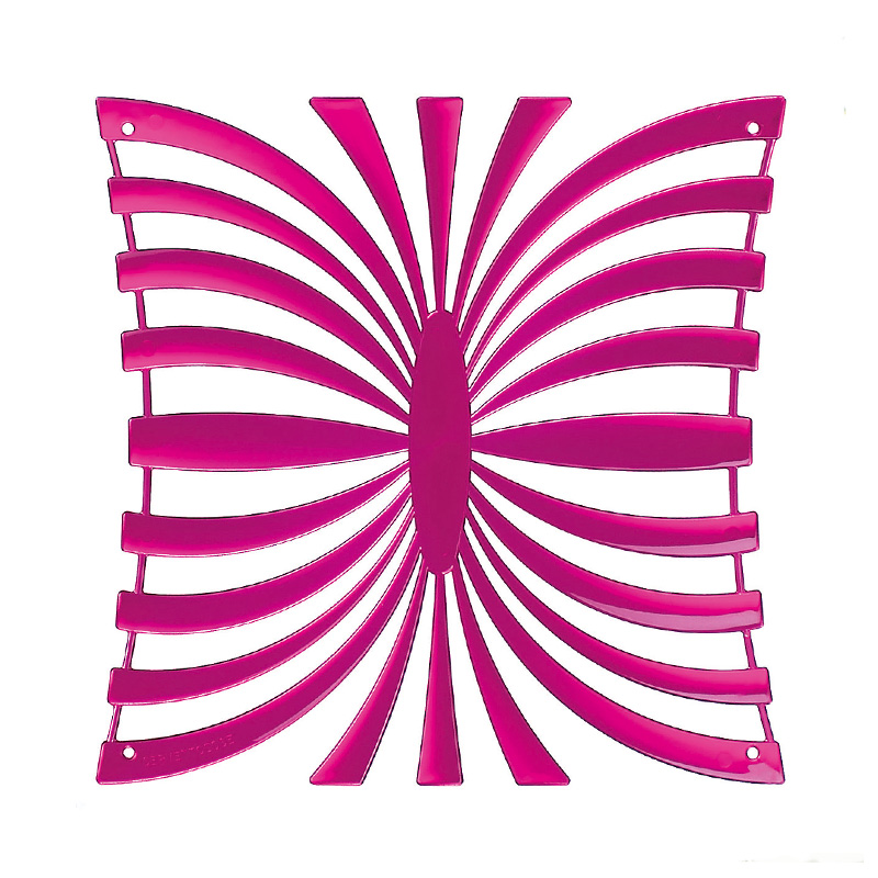 VedoNonVedo Mariposa decorative element for furnishing and dividing rooms - transparent fuchsia 1